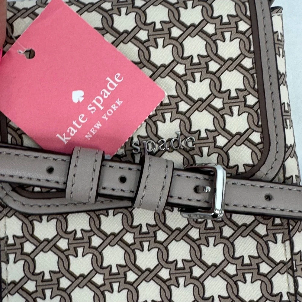 Kate Spade Spade Link Phone Crossbody Bag White Multi WIR00050 NWT